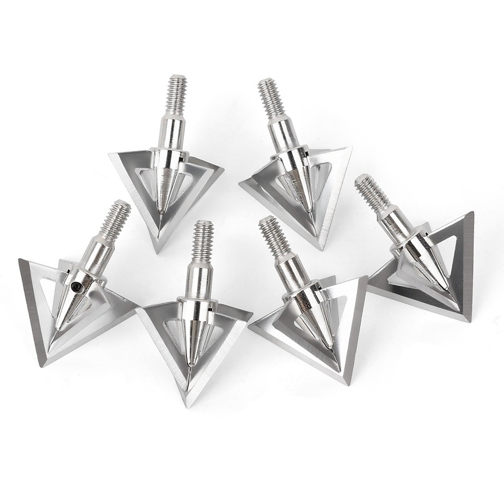 Tungsten Steel Hunting Broadheads Arrowheads Universal Points 