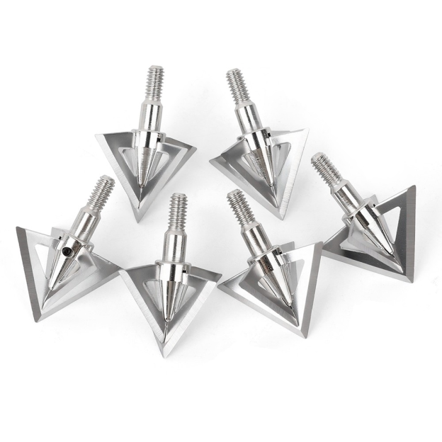 Tungsten Steel Hunting Broadheads Arrowheads Universal Points 
