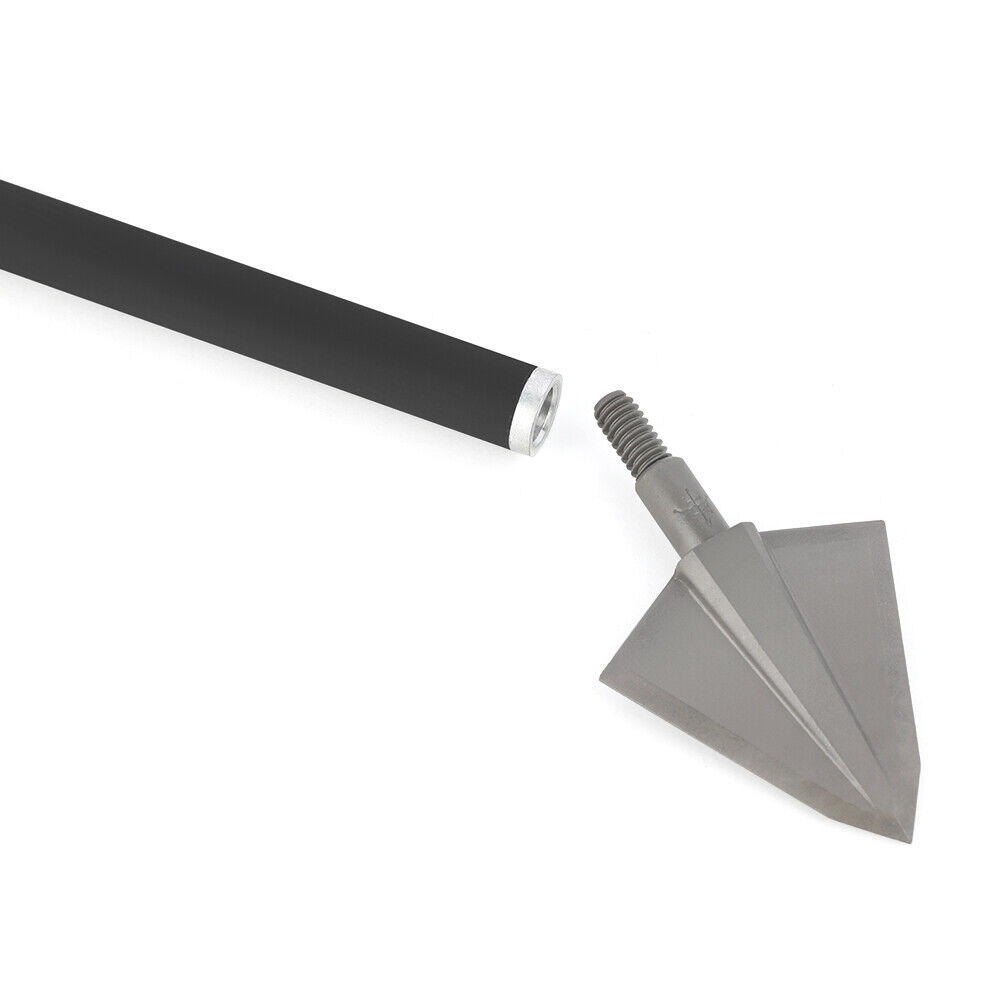 Hunting Arrowheads 150gr Blade Broadhead Archery Screw Points 