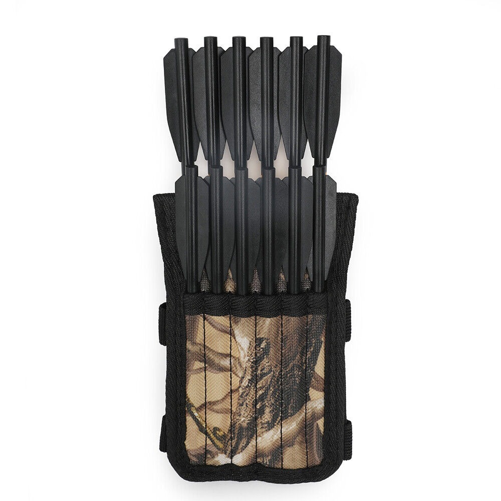 Archery Arrow Quiver Bag Bolt Pocket Holder Crossbow Hunting Target