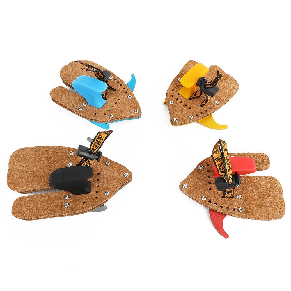 Recurve Bow Finger Guard Tab Leather Protector Gear Target Hunting