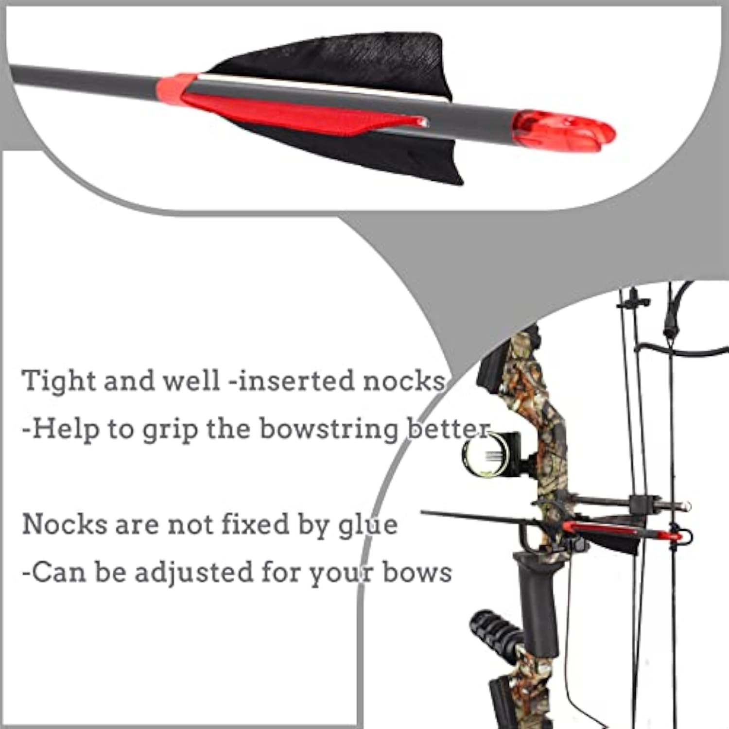 Archery Carbon Arrows Spine 500 with 4" Real Feathers Hunting Target