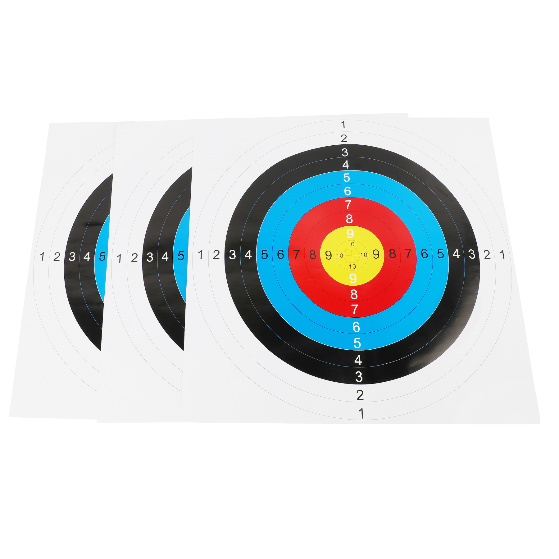 Paper Target Faces 17" 40cm 10 Rings Archery Target Practice
