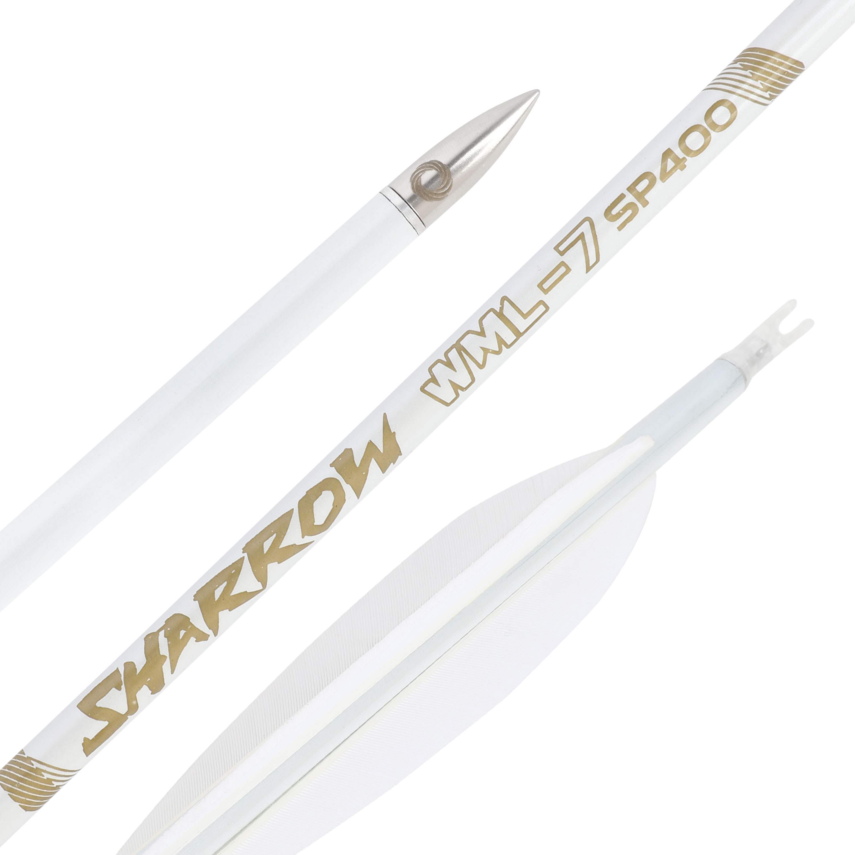 Hunting Fletched Arrows Pure Carbon Feather Spine 400-800