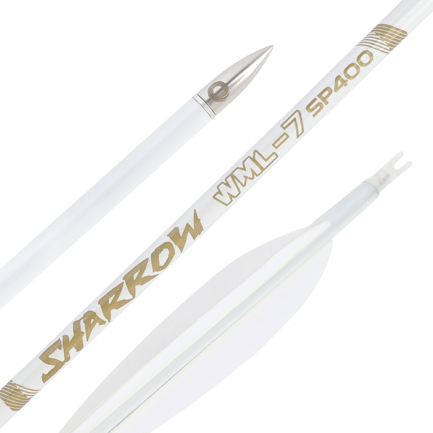 Hunting Fletched Arrows Pure Carbon Feather Spine 400-800