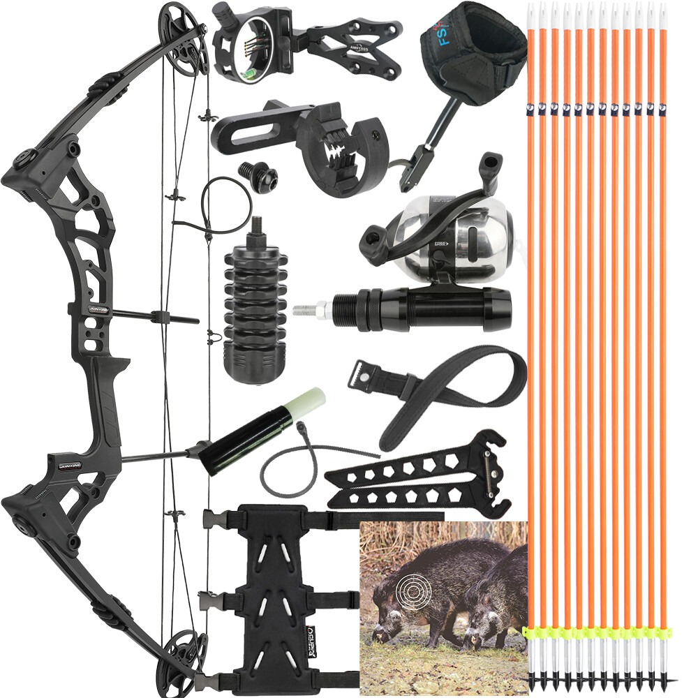 JUNXING M121A Hunting Fishing Compound Bow 0-70lbs