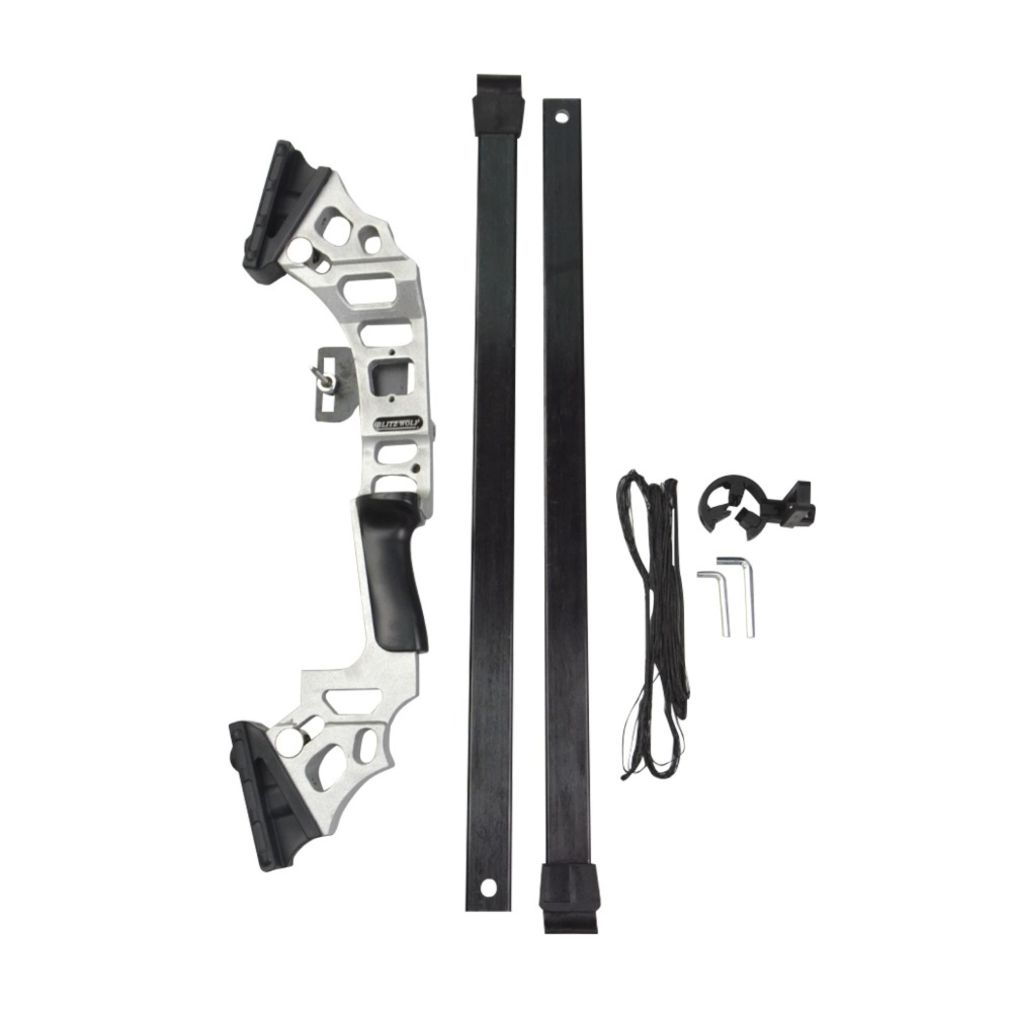 53" M122 40lbs Takedown Recurve Bow Arrow Kit Straight Bow