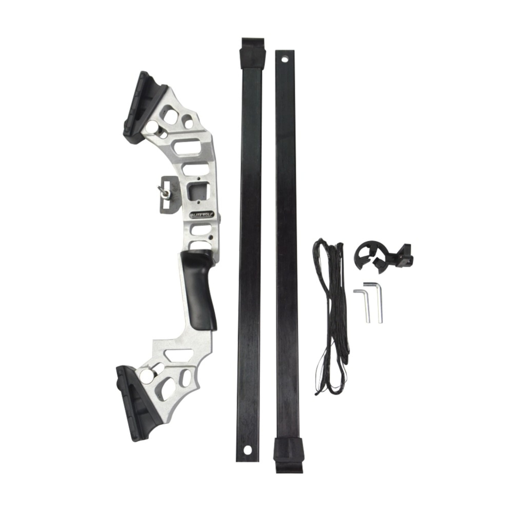 53" M122 40lbs Takedown Recurve Bow Arrow Kit Straight Bow