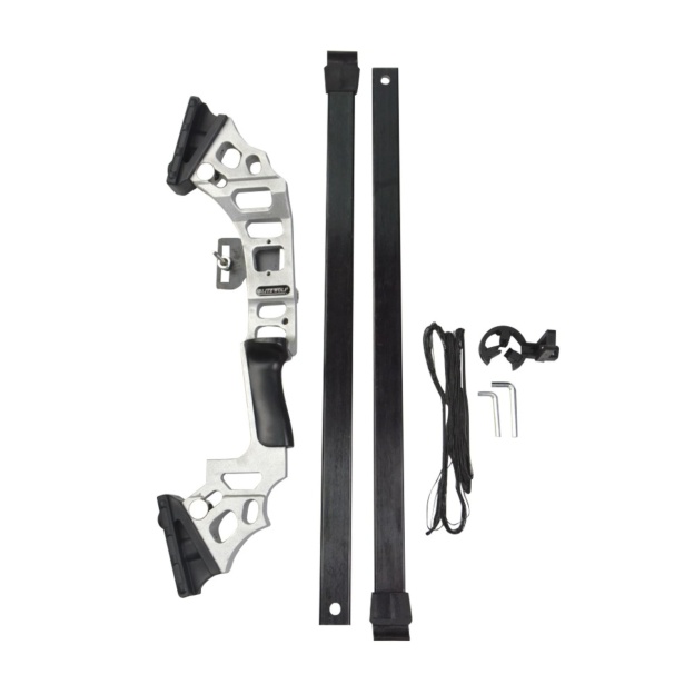 53" M122 40lbs Takedown Recurve Bow Arrow Kit Straight Bow