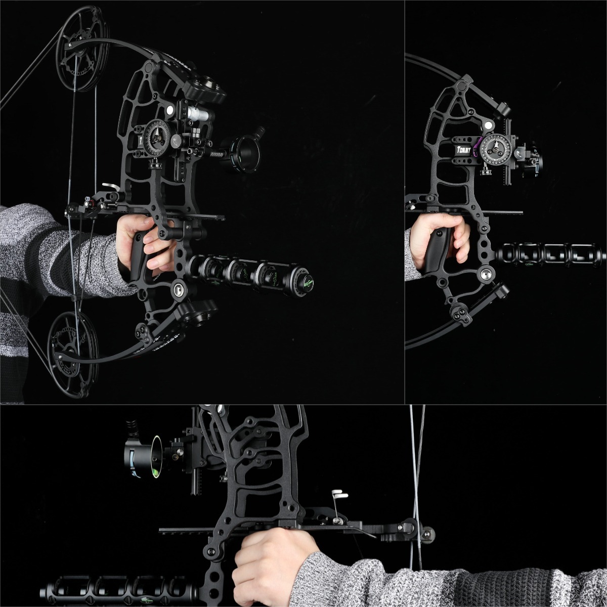 Junxing M109ka Dual-Use Compound Bow 27'' Hunting Steel Ball Arrows