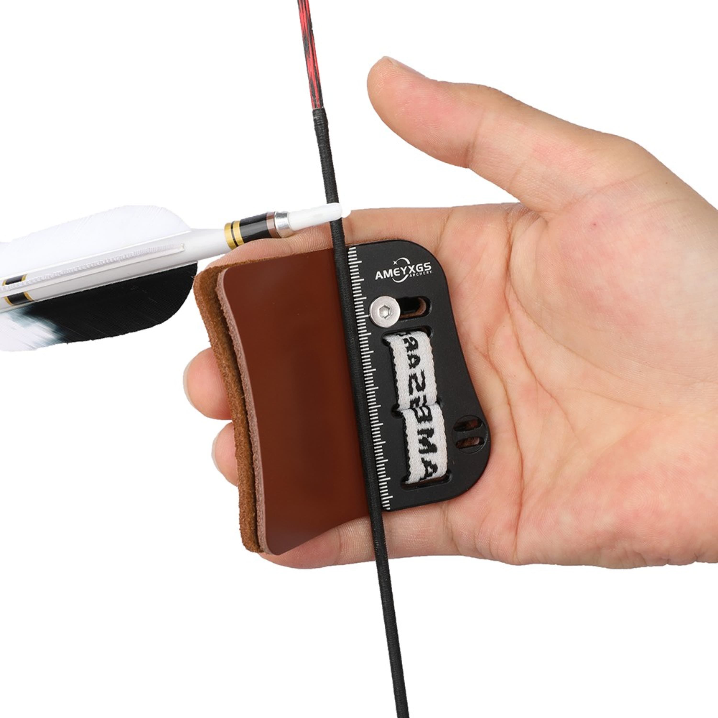 Archery AH5 Finger Guard Tab Protector Gear Cow Leather RH LH Recurve Bow Hunting