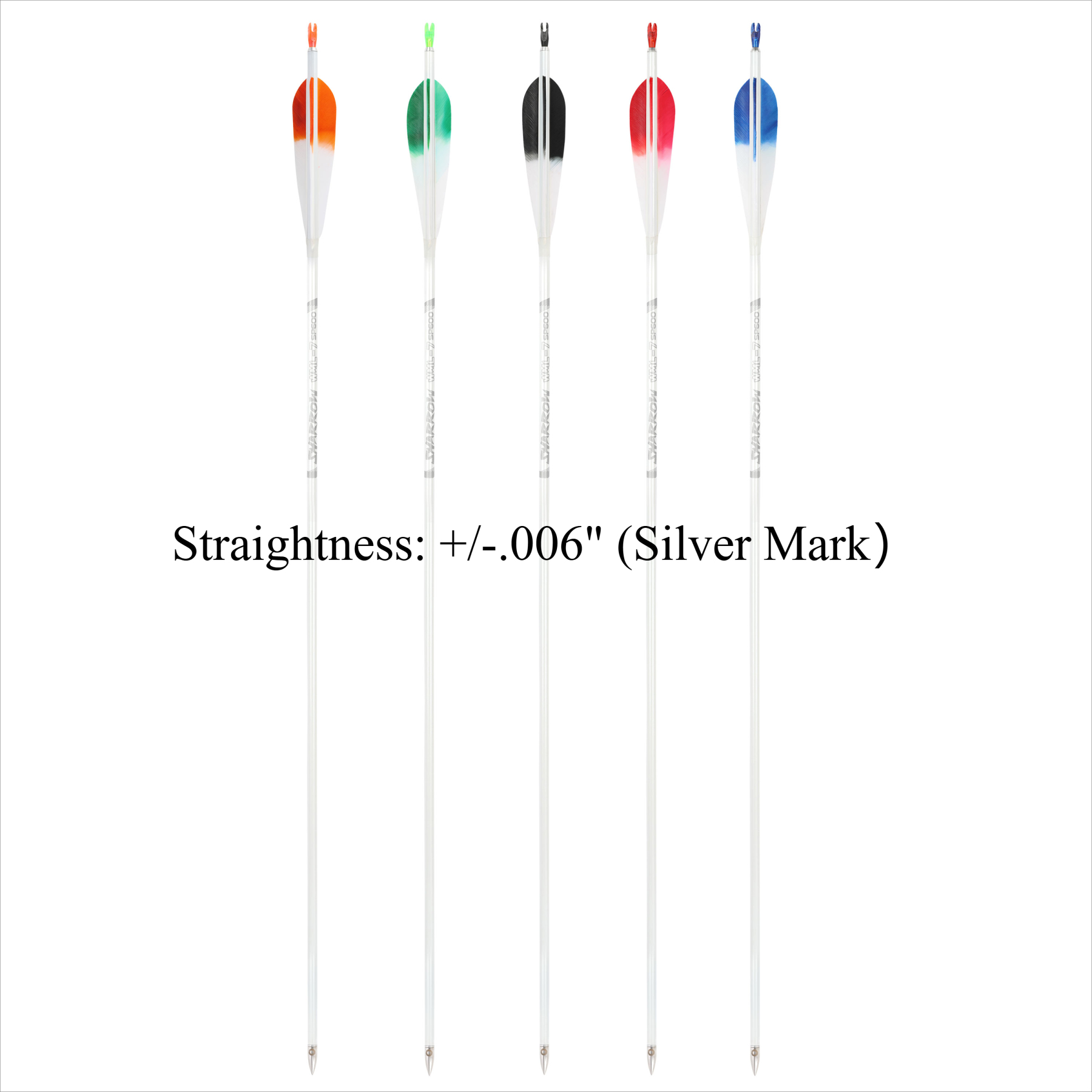 Pure Carbon Hunting Arrows Fletched Feather Spine 400-800