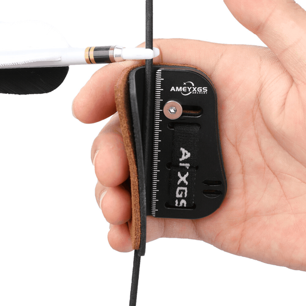 Archery AH5 Finger Guard Tab Protector Gear Cow Leather RH LH Recurve Bow Hunting