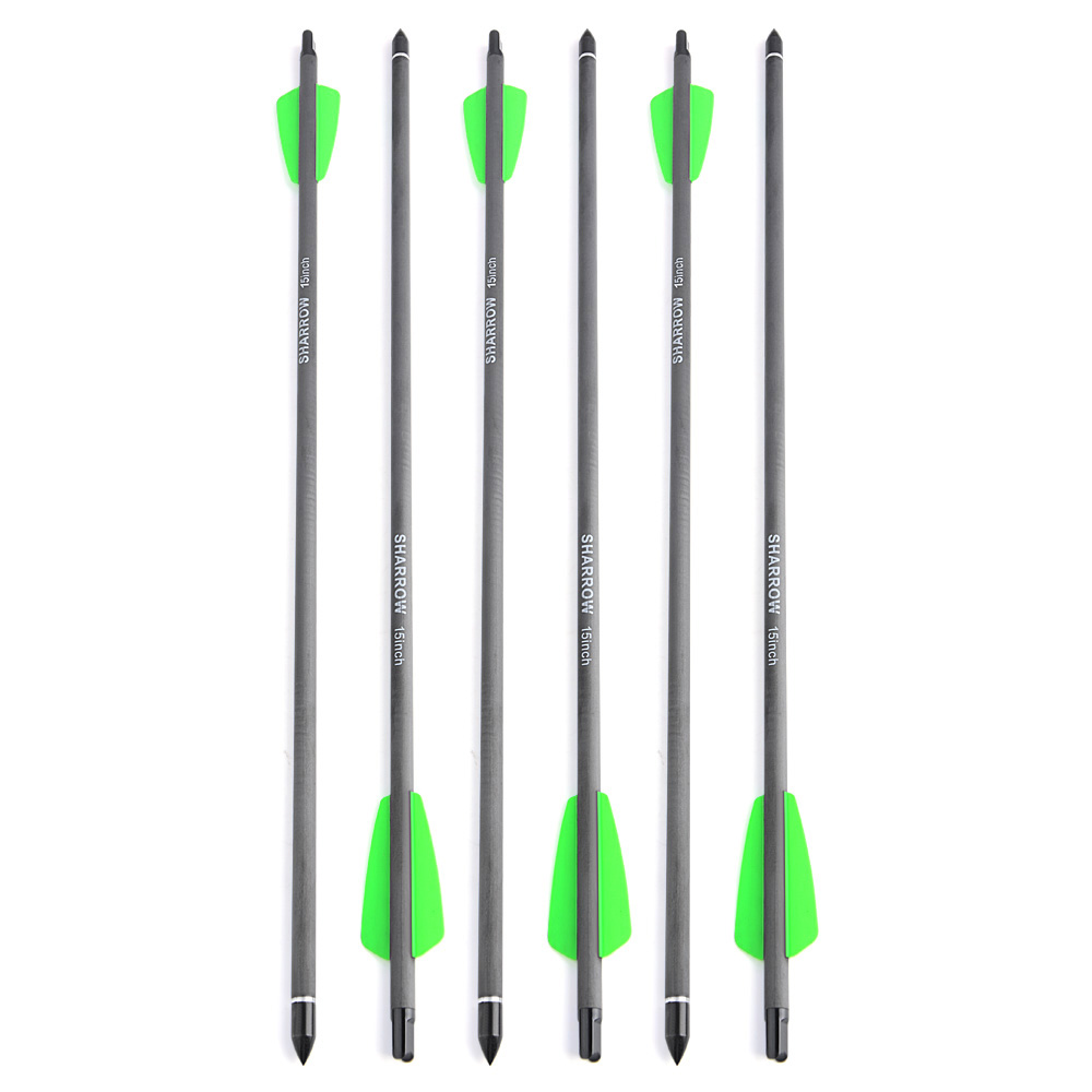 Carbon Arrows Bolt 7.5" 15" Broadhead Field Archery Mini Bow Hunting