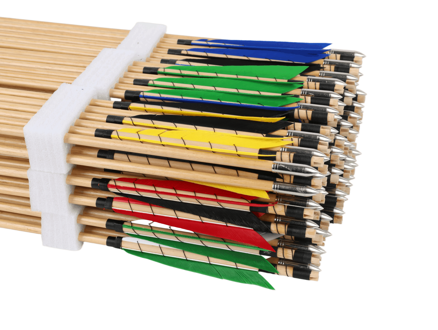 32" Wooden Arrows 5" Turkey Feathers Traditional Longbow Archery