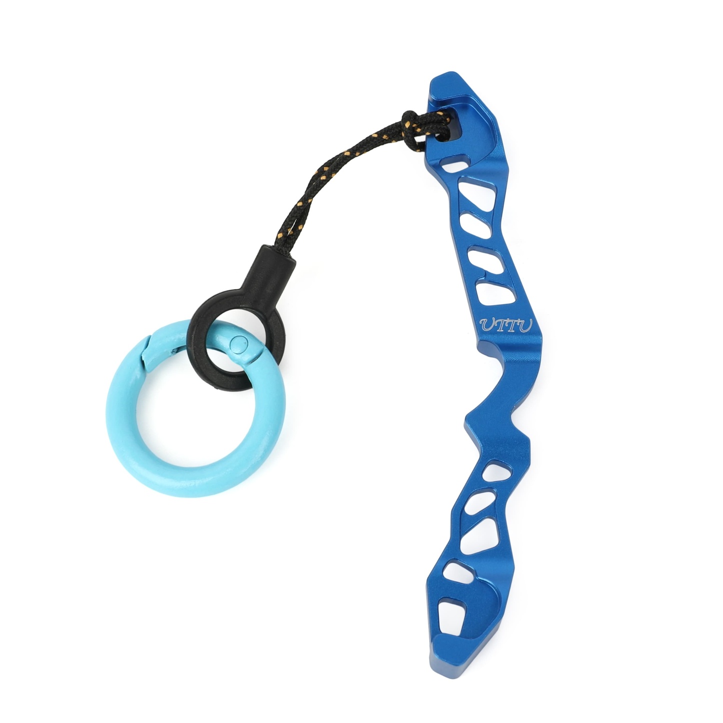 CNC Archery Keychain Miniature Recurve Bow Riser Design