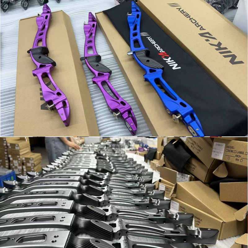 NIKA ET-8 ILF Recurve Bow Riser CNC 6061-T6 Aluminum 25" RH