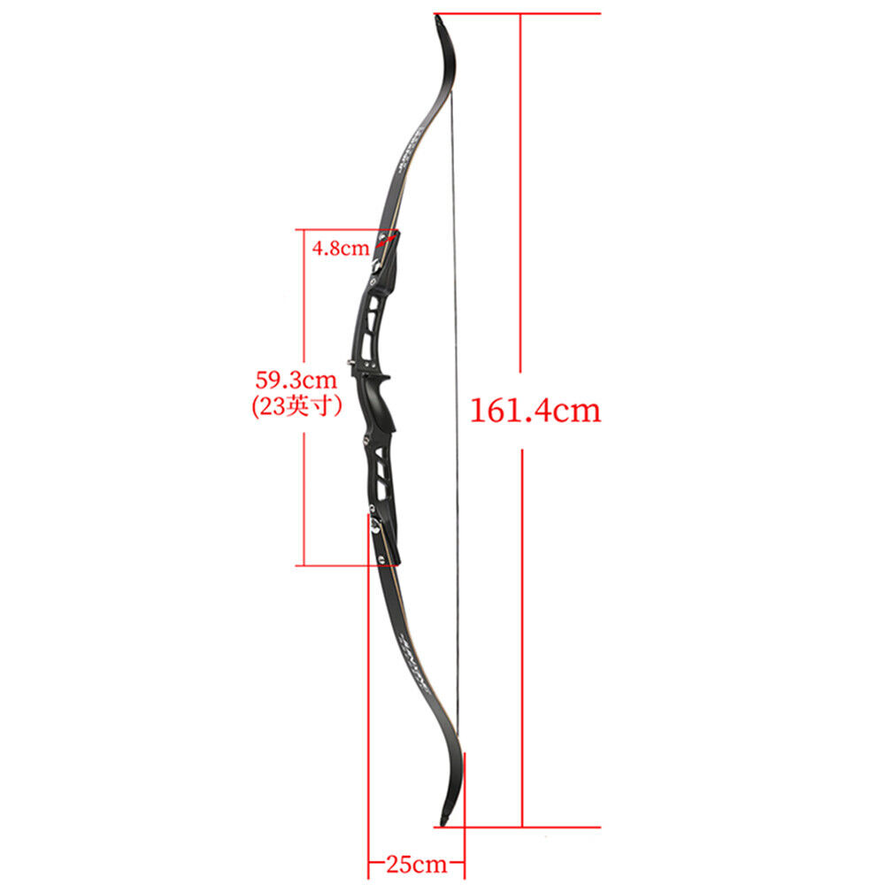 JUNXING F167 ILF Recurve Bow 20-40 lbs 66 inch Beginner Target RH