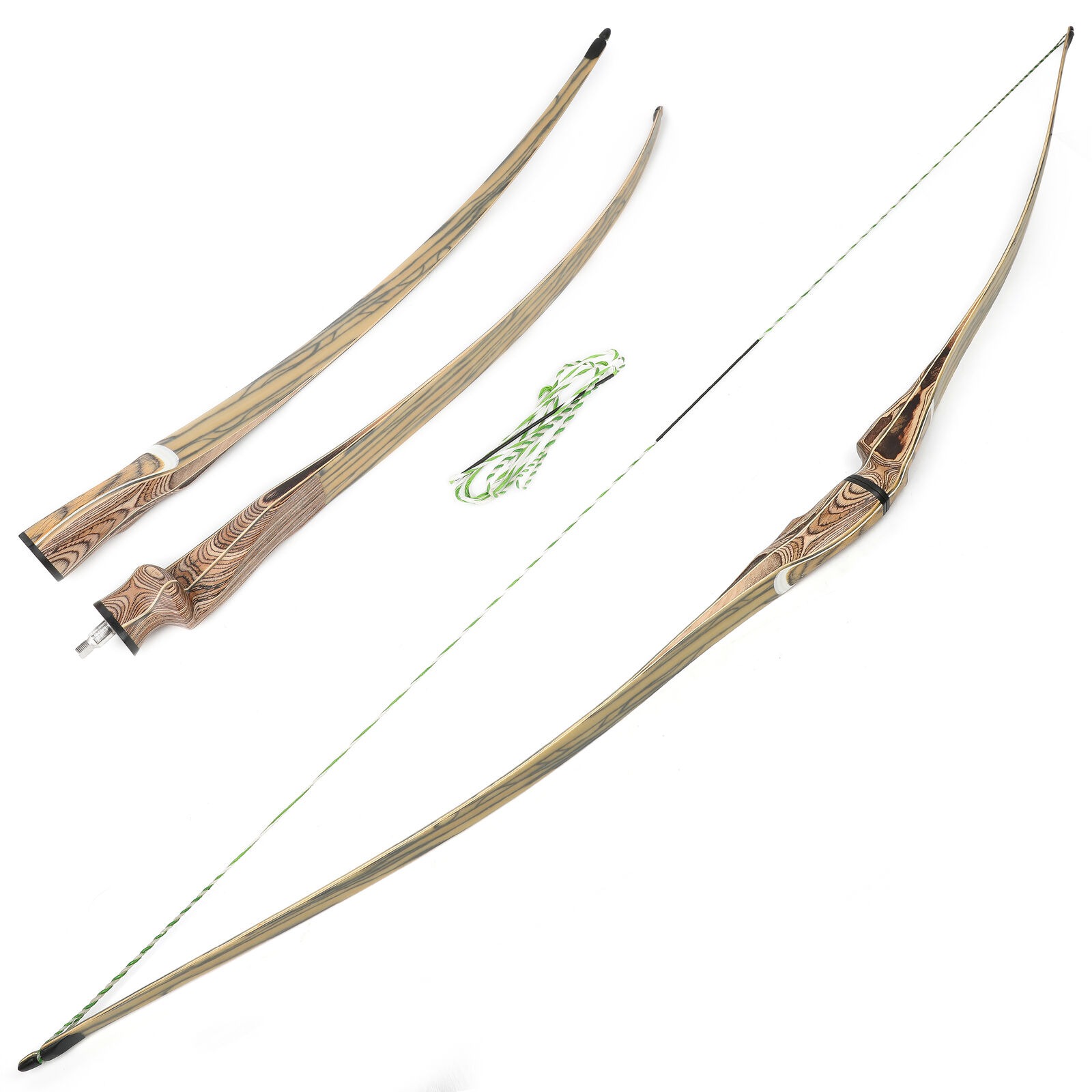 Takedown Longbow Traditional Bow 60" 62" 64" Archery Hunting Shooting