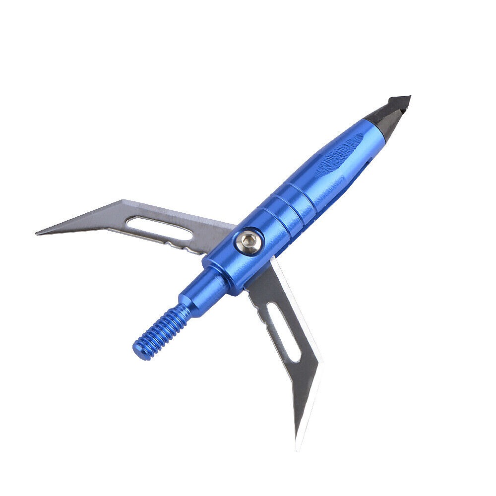 Broadheads 2-Blade 100gr Compound Bow Hunting Arrowheads Tips