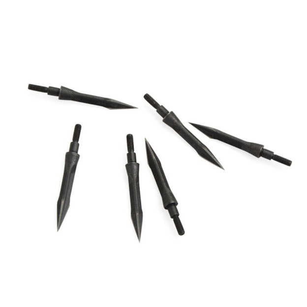 112-Grain Carbon Steel Broadheads Hunting Fixed Blade