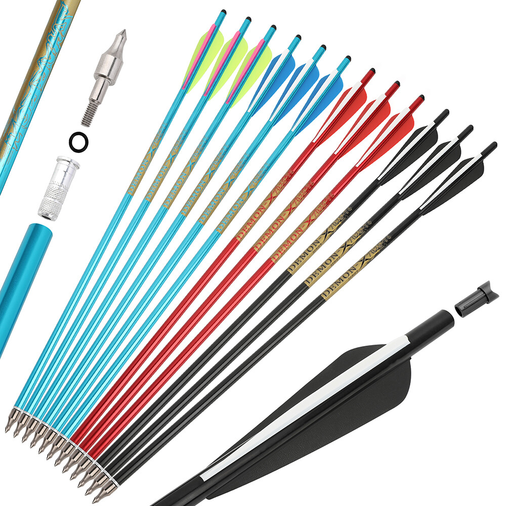 Aluminum Crossbow Bolts Hunting & Target 20" 22"