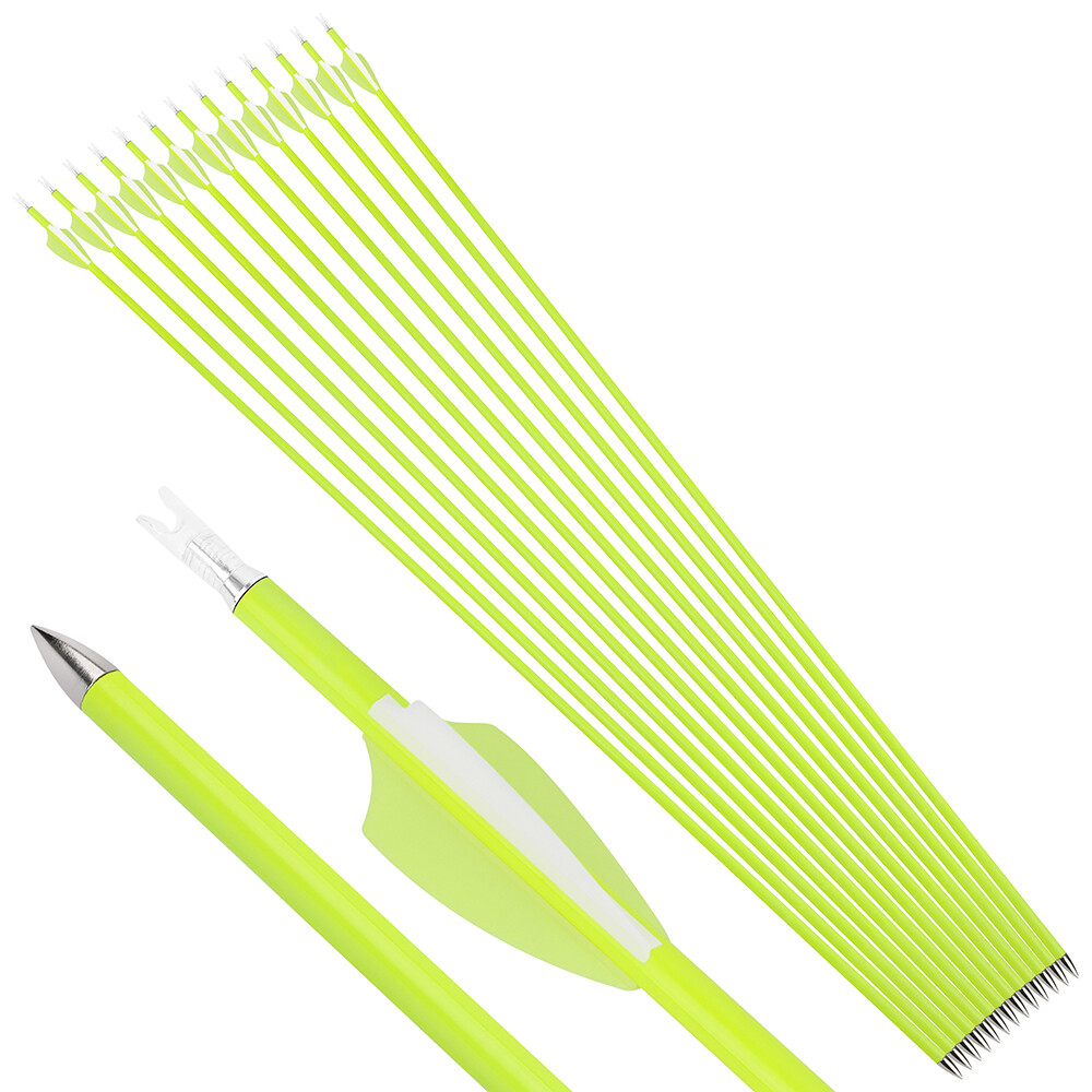 30" 1500 Spine Carbon Arrows Youth & Beginner Training Arrows