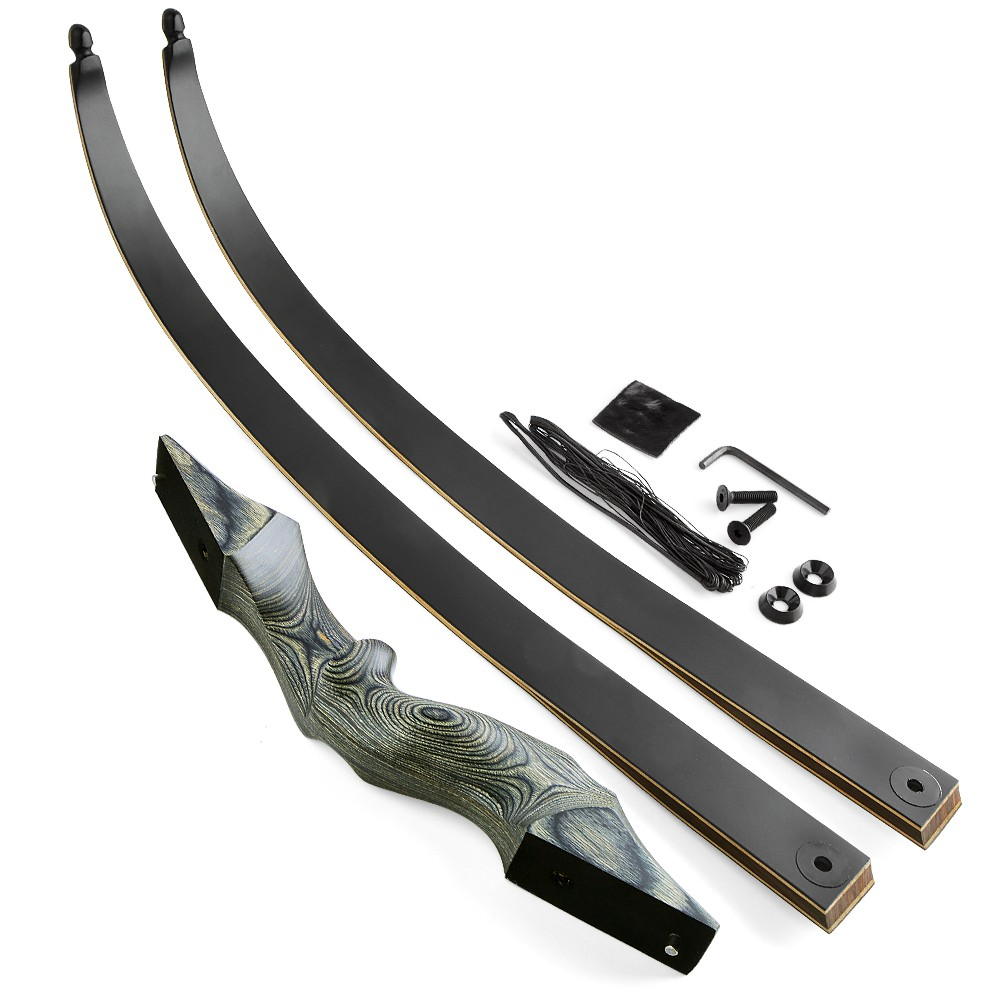 BLACK HUNTER Takedown Recurve Bow Set Traditional 60" LH RH
