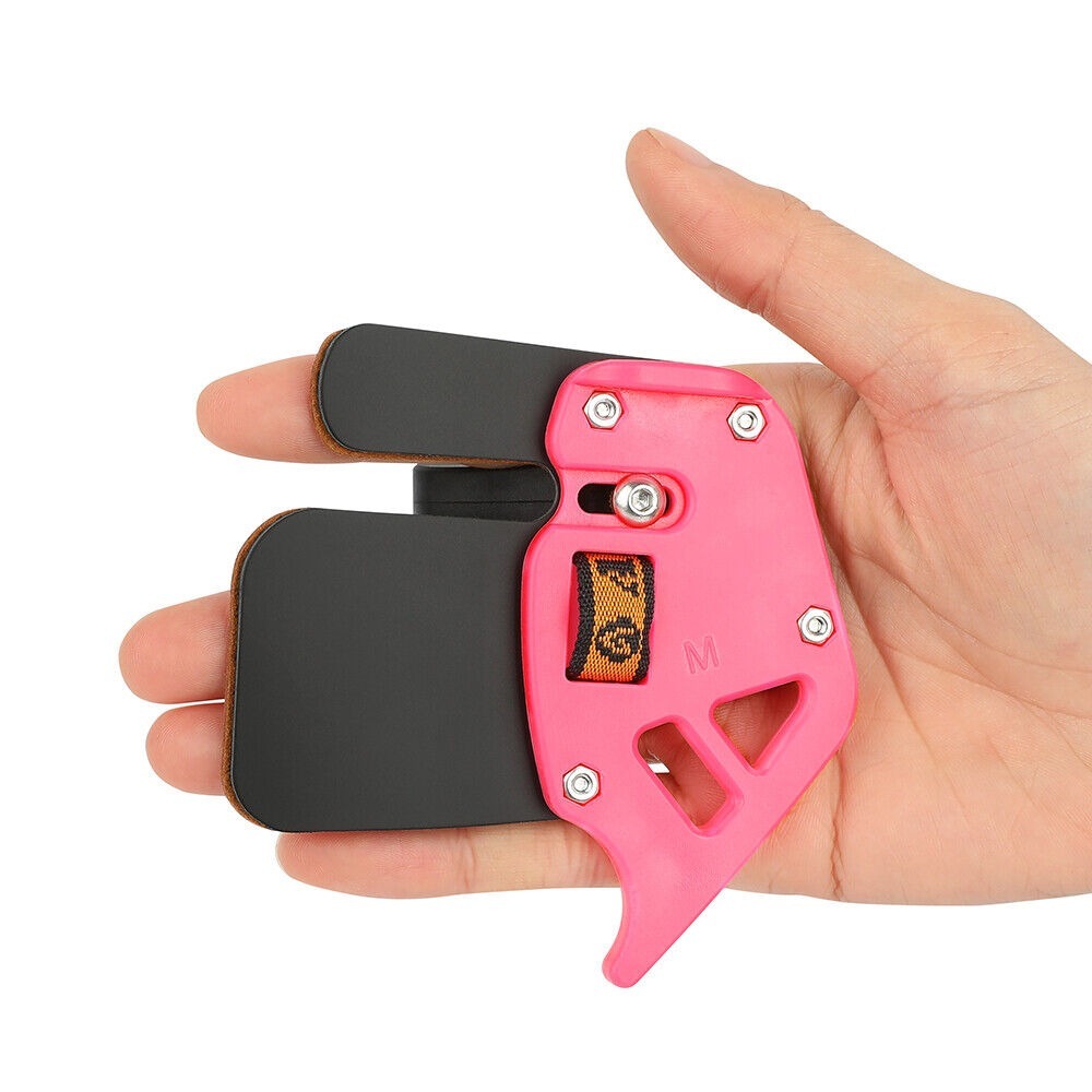 Finger Tab Protector Gear Hand Guard Cow Leather Recurve Bow