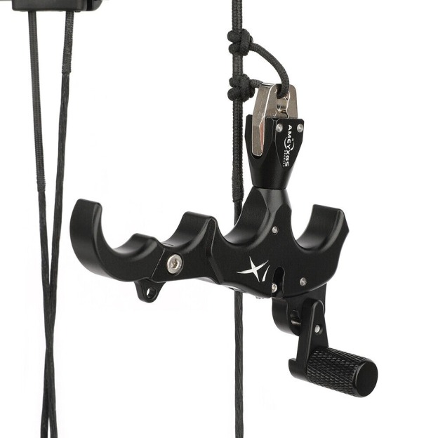 X1 Compound Bow Release Aids Grip Thumb 3 4 Fingers Caliper Trigger
