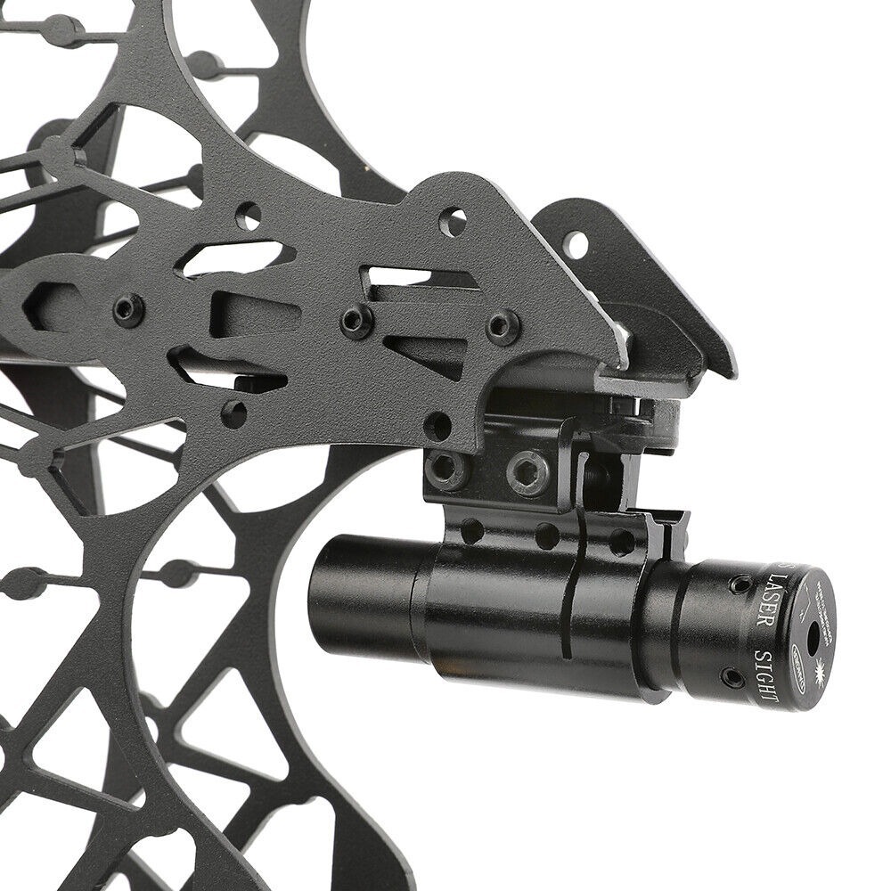 18" Mini Compound Bow Dual-use Steel Ball Hunting Fishing 35lbs LH RH