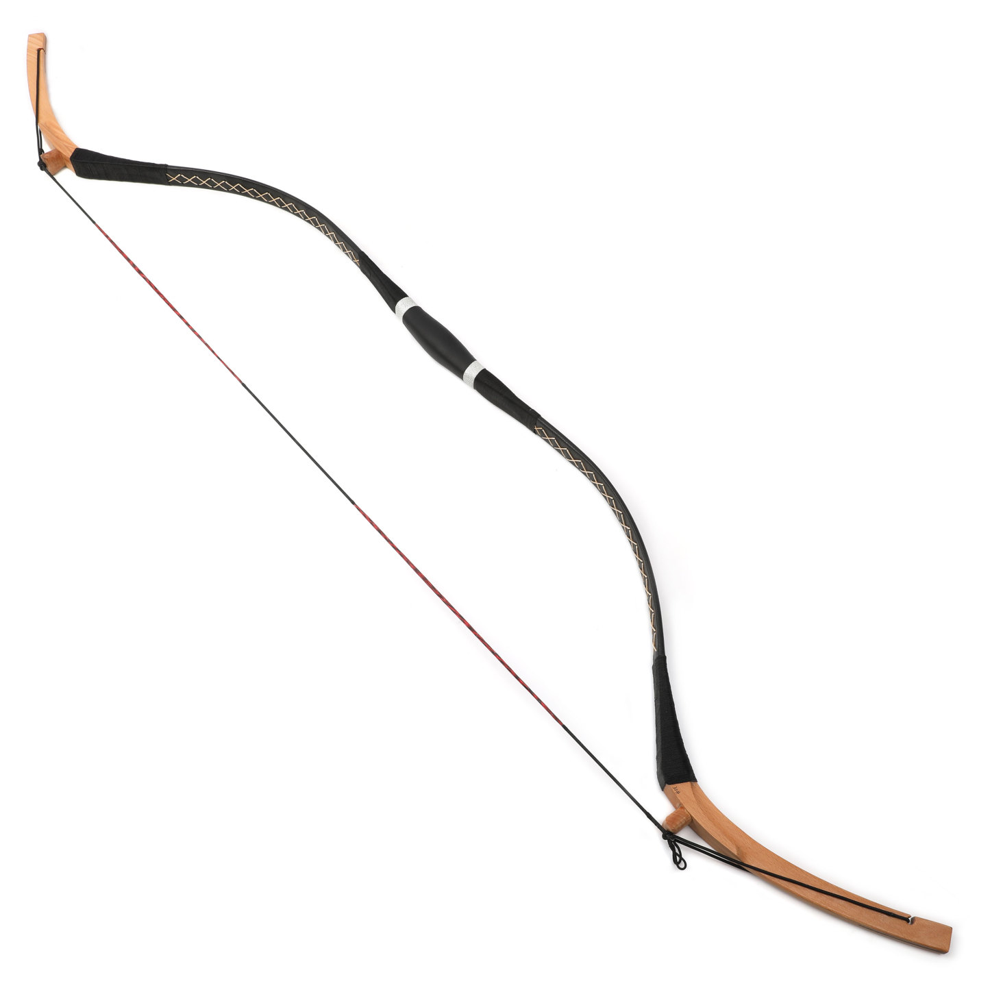 Manchu Qing Traditional Bow Longbow 64'' One-Piece Wooden