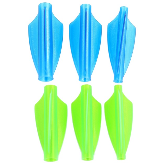 Archery Arrow Vanes One-Piece Fletches Conjoined 1.75"
