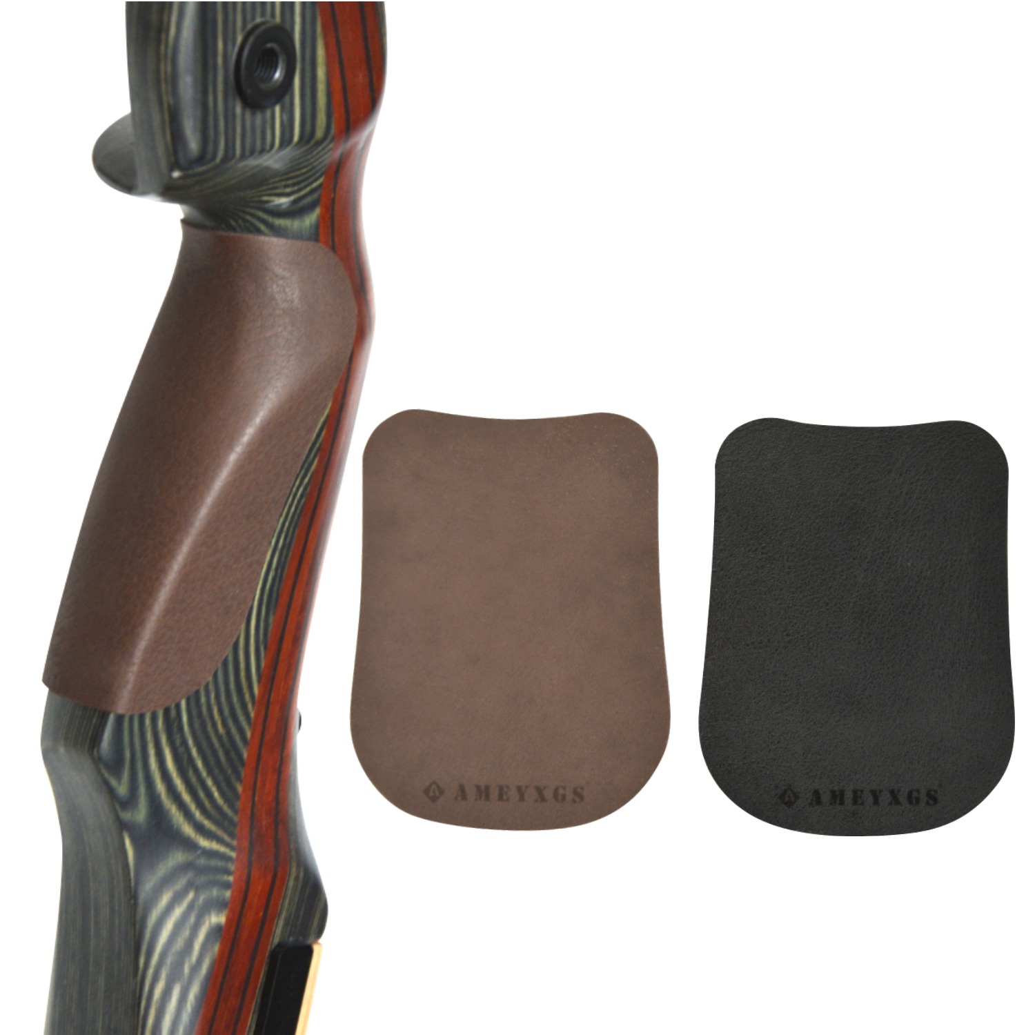 Bow Grip Saddle Pad Cove Archery Protector Leather