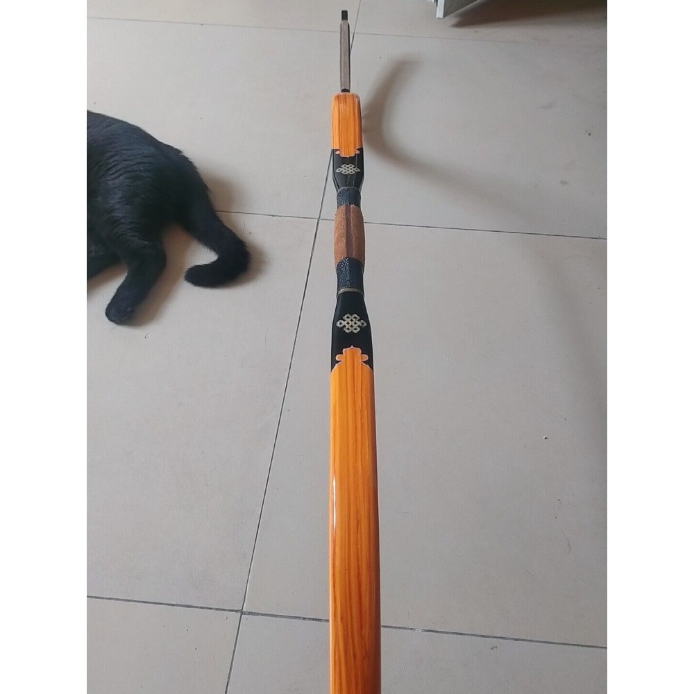 Hot-pressed traditional Chinese bow for all weather