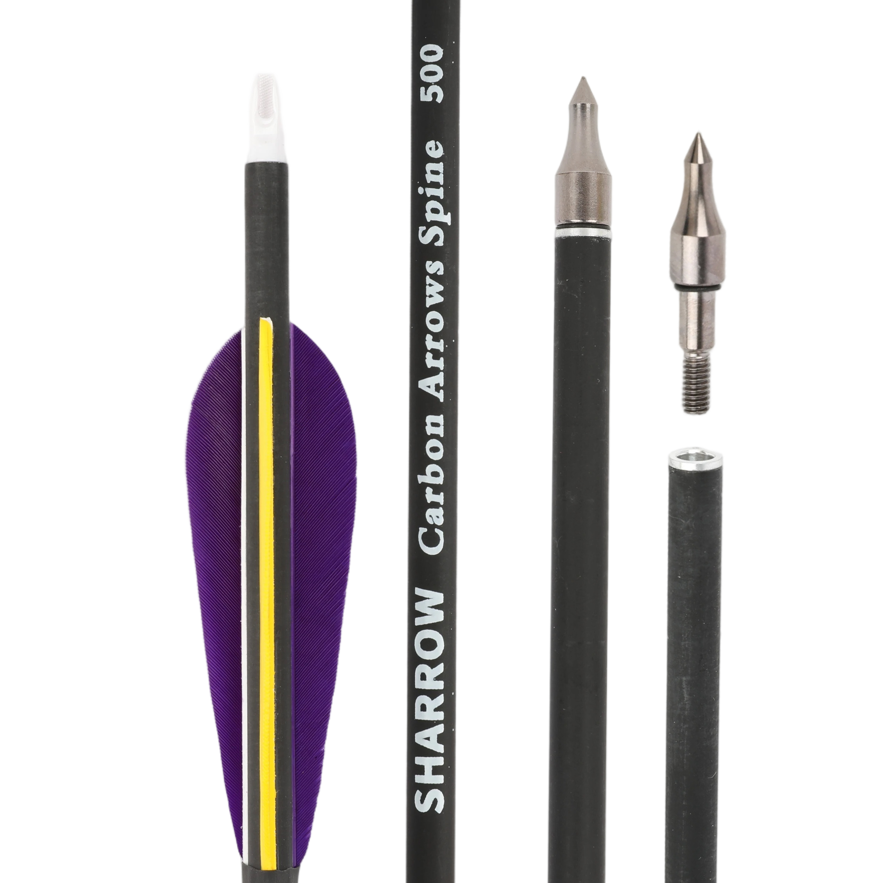 Carbon Arrows Natural Feather Spine 500 Hunting Practice