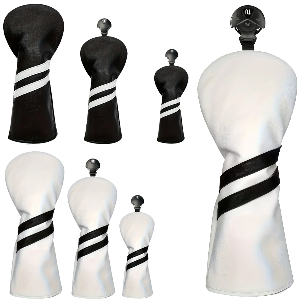 Golf Club Headcover PU Protector Gear Prevent Friction Outdoor Golf 