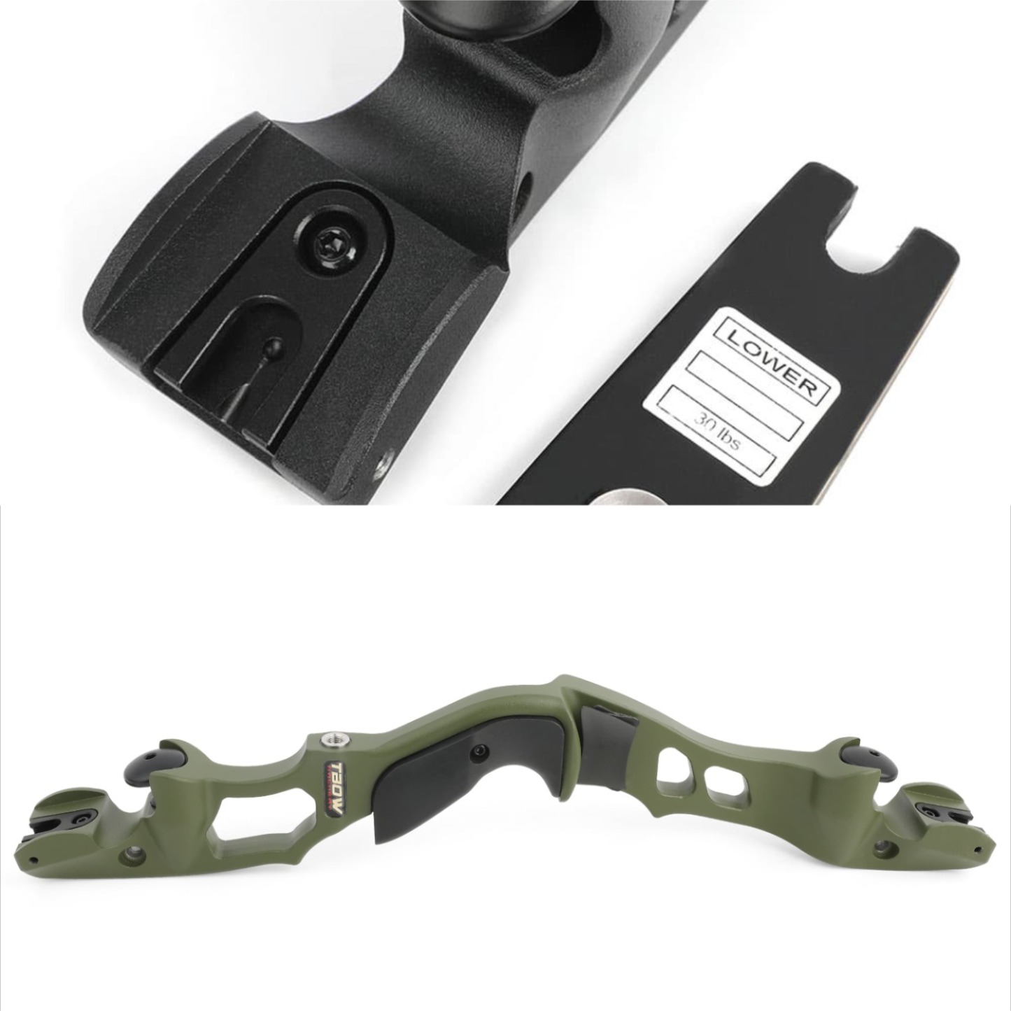 TBOW 62” Traditional  ILF Hunting Recurve Bow Set 30-60Lbs RH