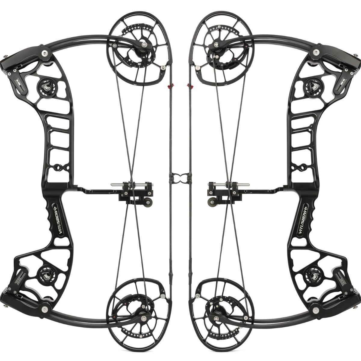 VITUS Dual Compound Bow Shoots Arrows/Steel Balls 340FPS 30-80lbs