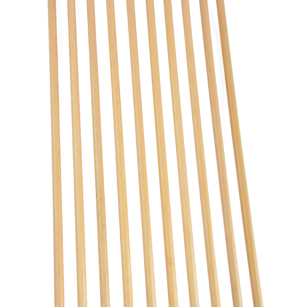 32" Indonesian Ramin Wood Arrows, 4-Fletch Natural Turkey Feathers