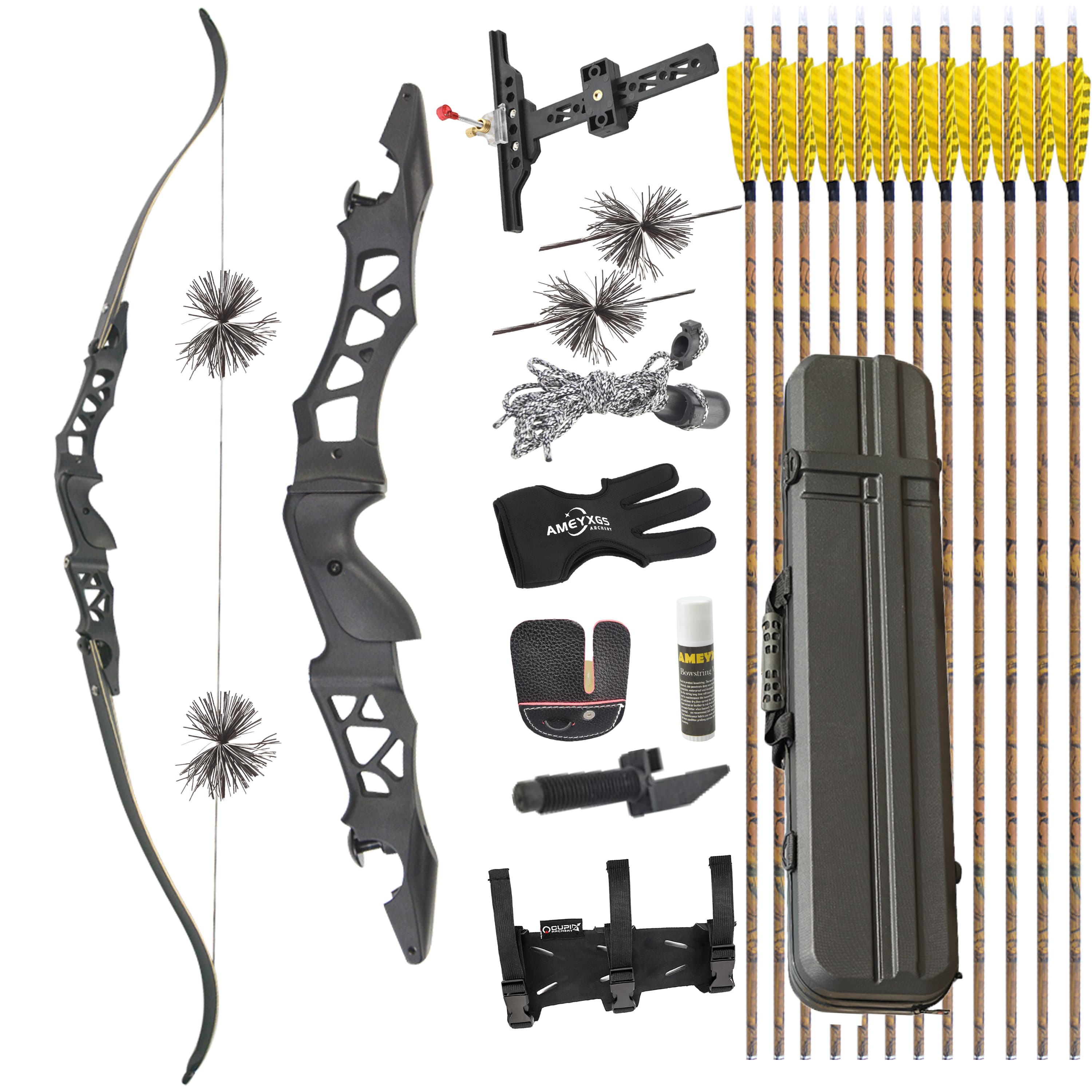 Junxing F166 ILF America Hunting Recurve bow Takedown 30-60lbs