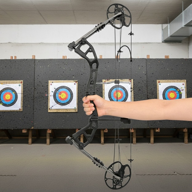 Archery Compound Bow Set 0-70lbs Let-off 80% Target