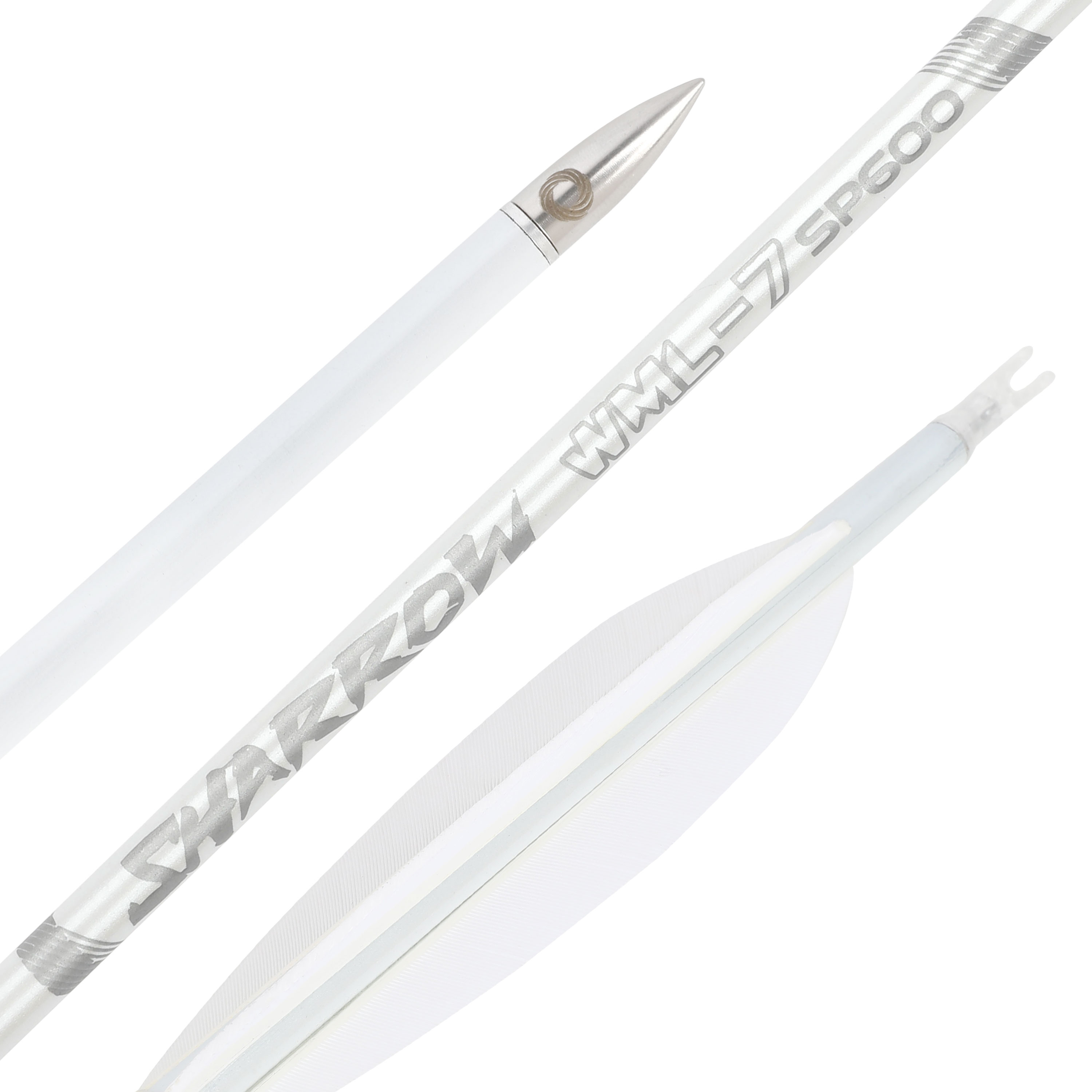 Hunting Fletched Arrows Pure Carbon Feather Spine 400-800