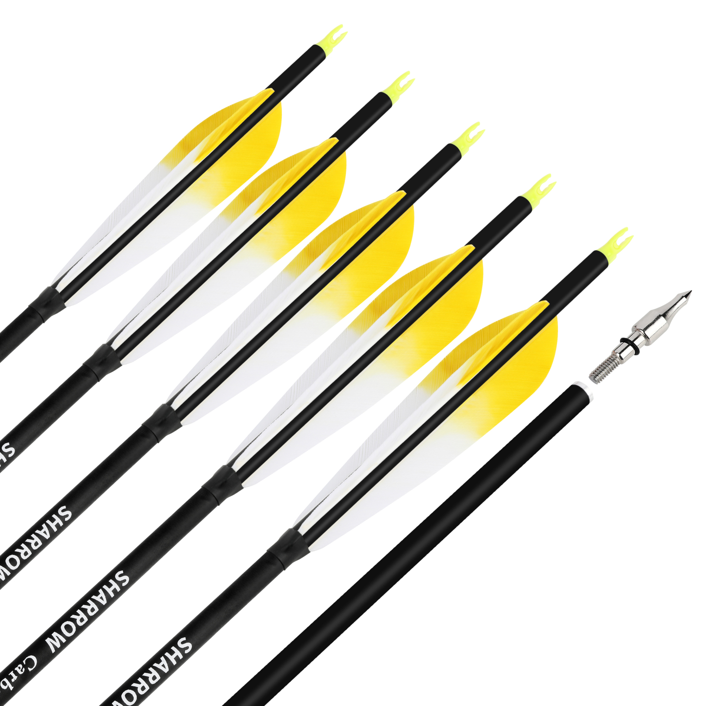 Carbon Arrows Turkey Feather Spine 500 Recurve Bow Hunting