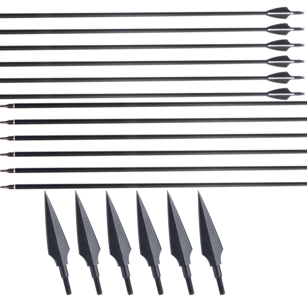 62" Takedown Recurve Bow and Arrow Set for Hunting & Target RH