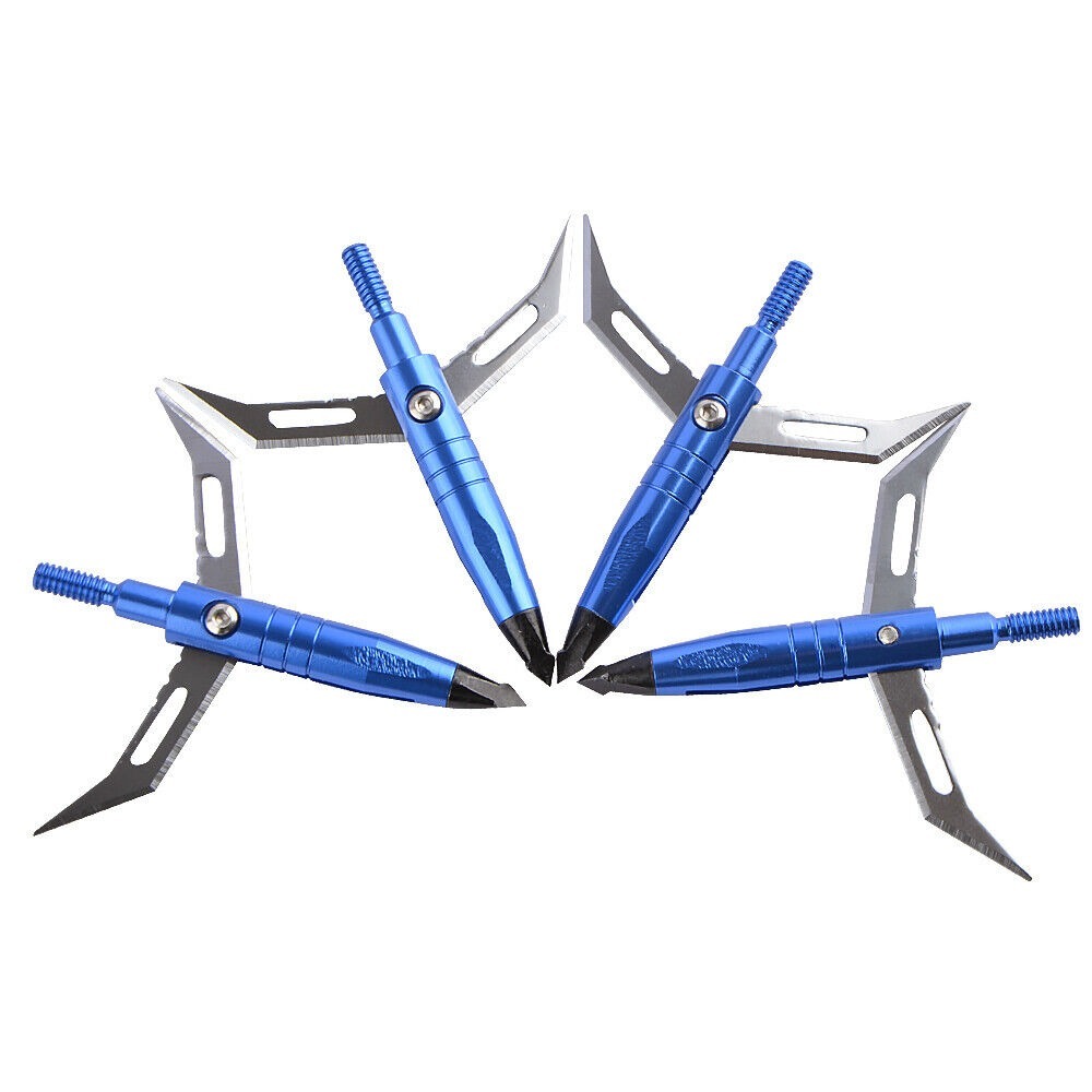 Broadheads 2-Blade 100gr Compound Bow Hunting Arrowheads Tips