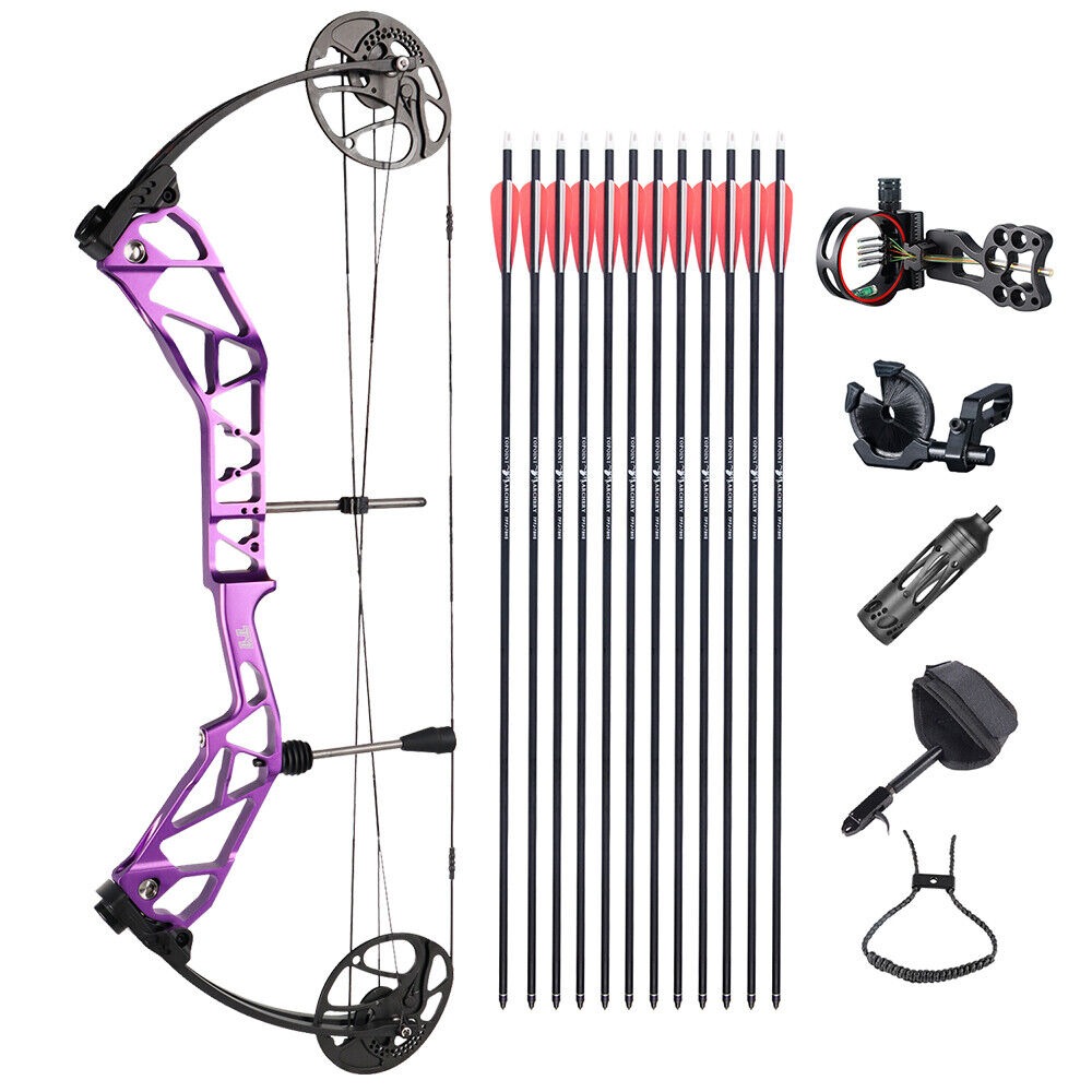 TOPOINT T1 MAX Compound Bow Set Hunting&Target CNC LH RH