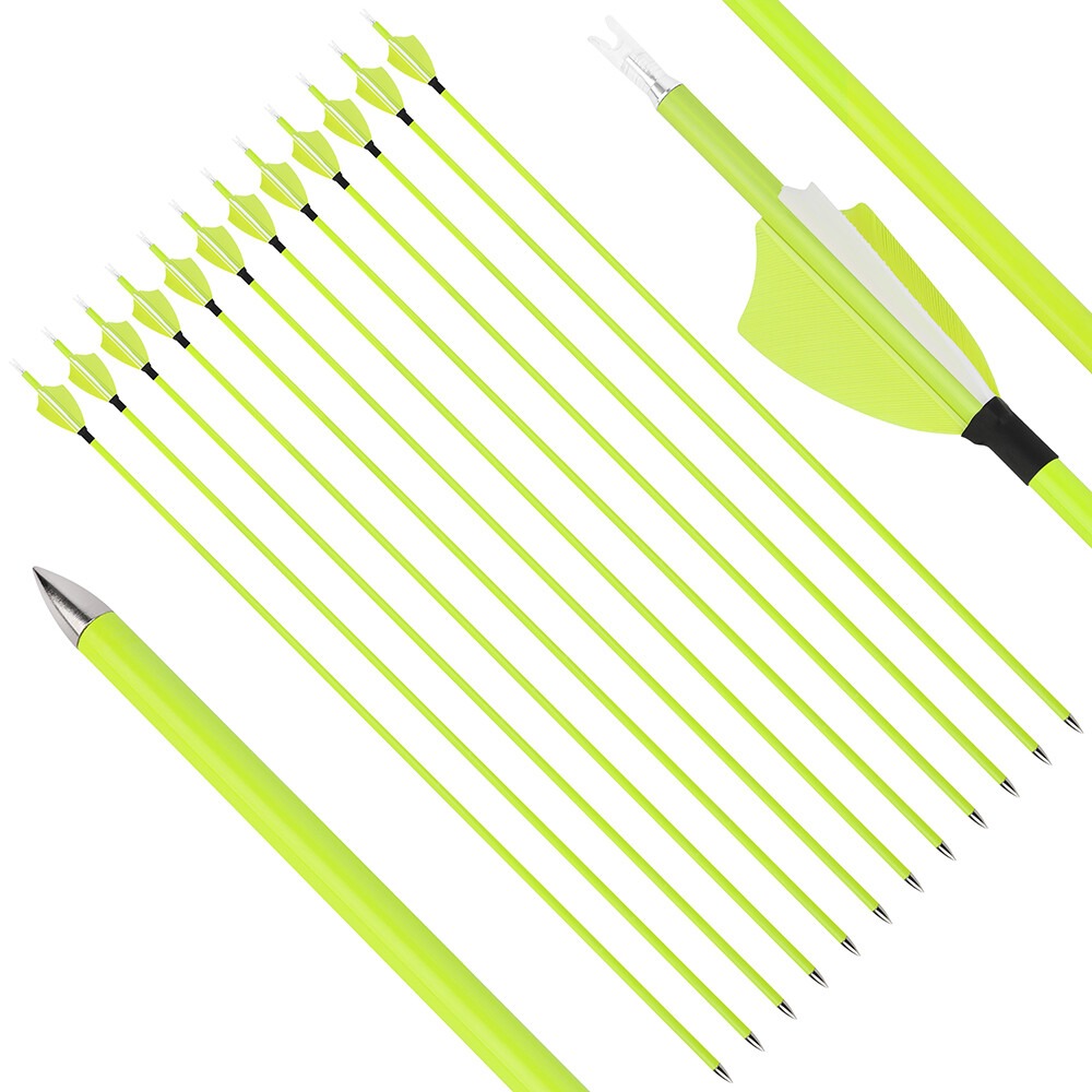 Carbon Arrows High-Visibility Target and Hunting SP1500 Feathers