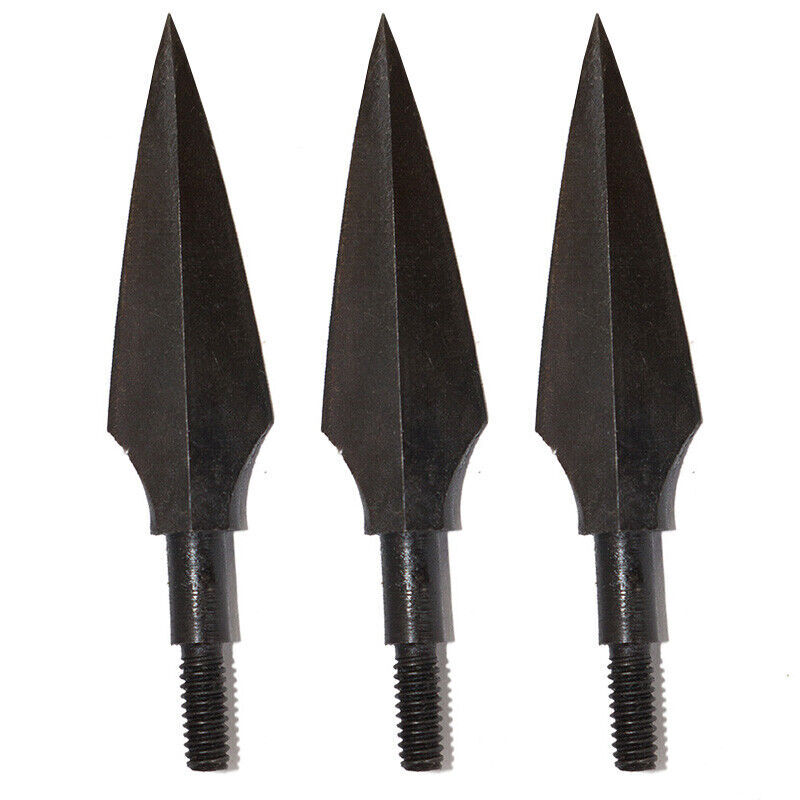 150 Grain Screw-In Broadheads Arrowheads Stainless Steel Arrow Tips