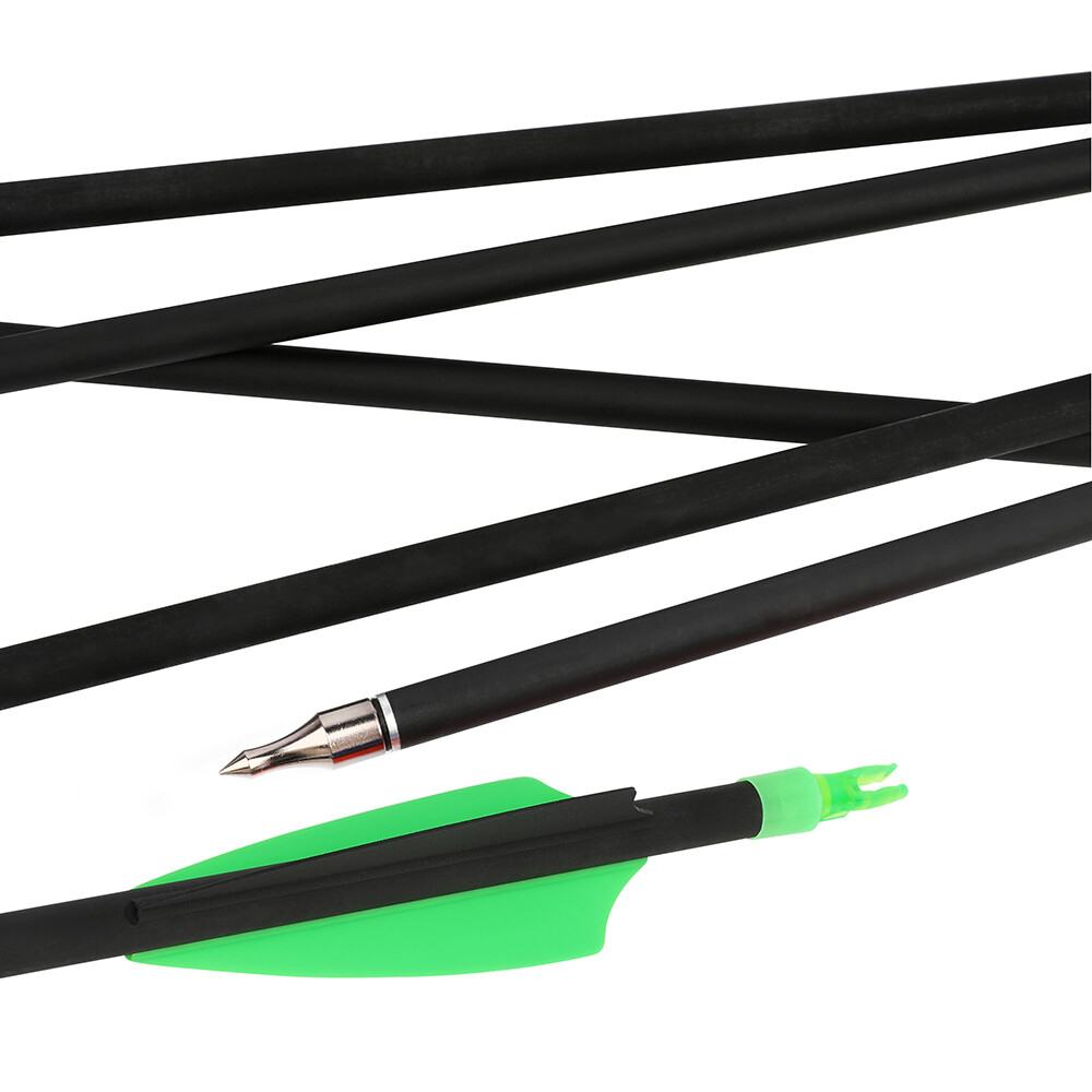30" 500 Spine Carbon Arrows Target & Hunting